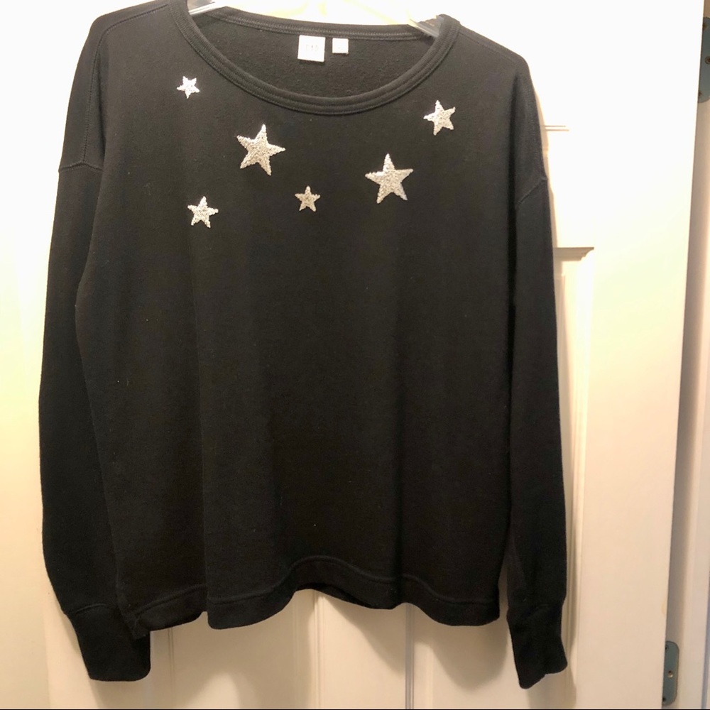 GAP Crewneck Star Sweatshirt (XS)